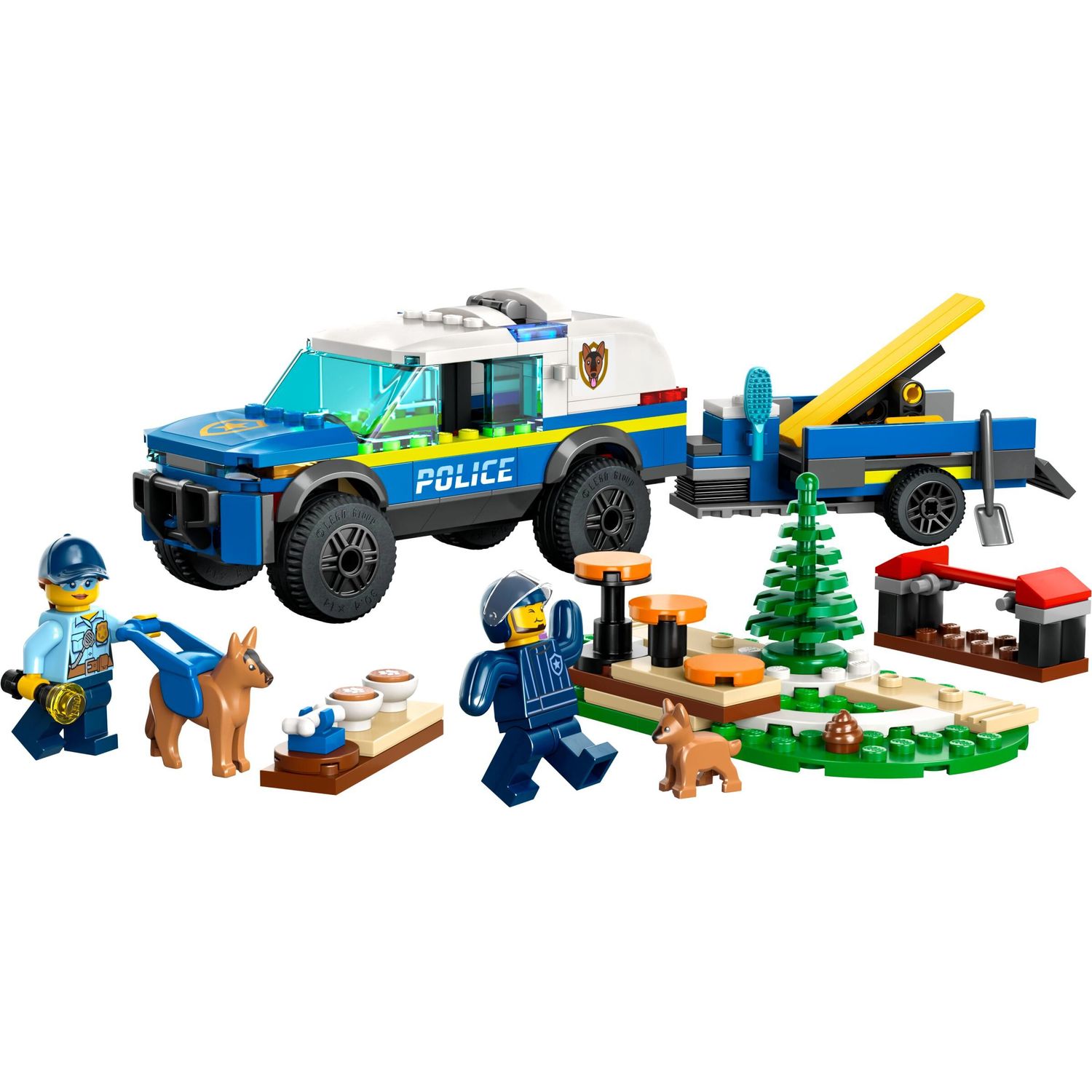 Конструктор LEGO City Дрессировка собак полиции блочный - фото 2