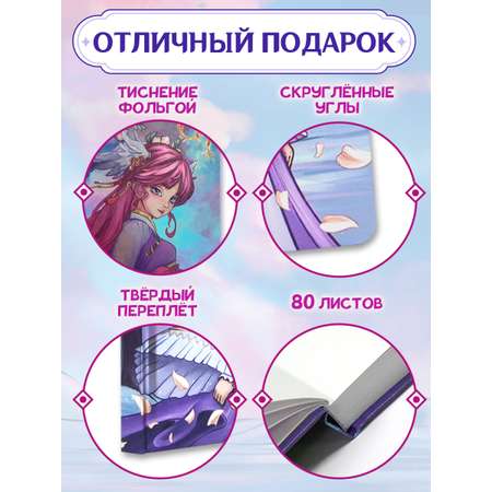 Скетчбук Проф-Пресс блокнот В стиле Genshin Impact А5 80 лист. 1 шт.