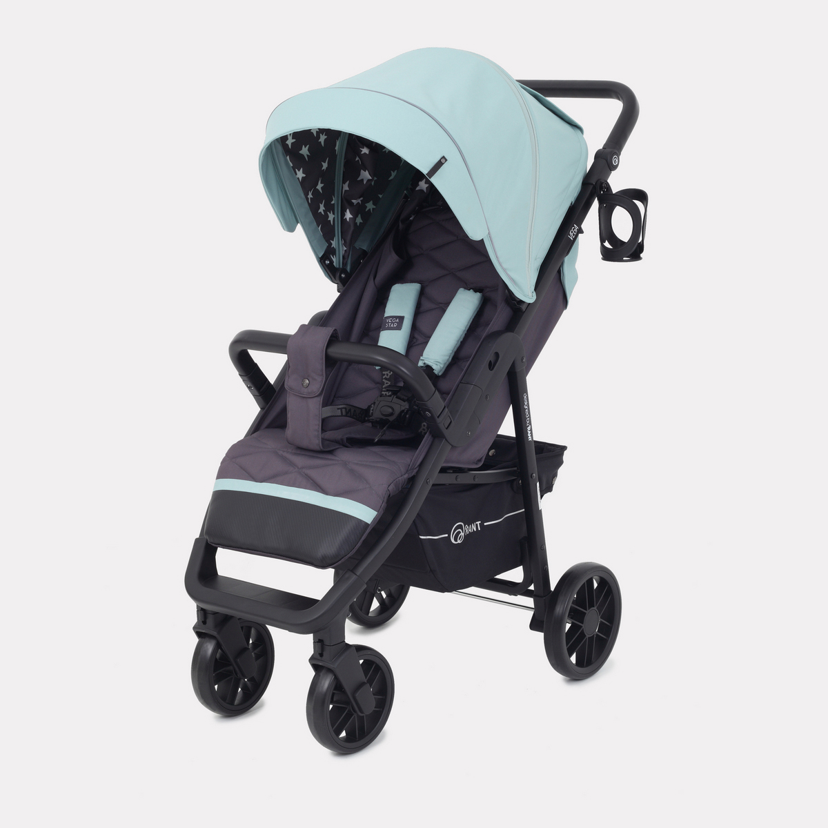 Коляска прогулочная Rant голубой - фото 12