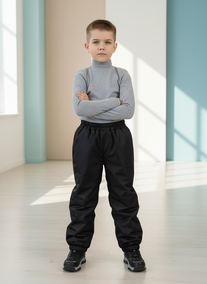 Брюки Arctic kids 10-002 черный - фото 1