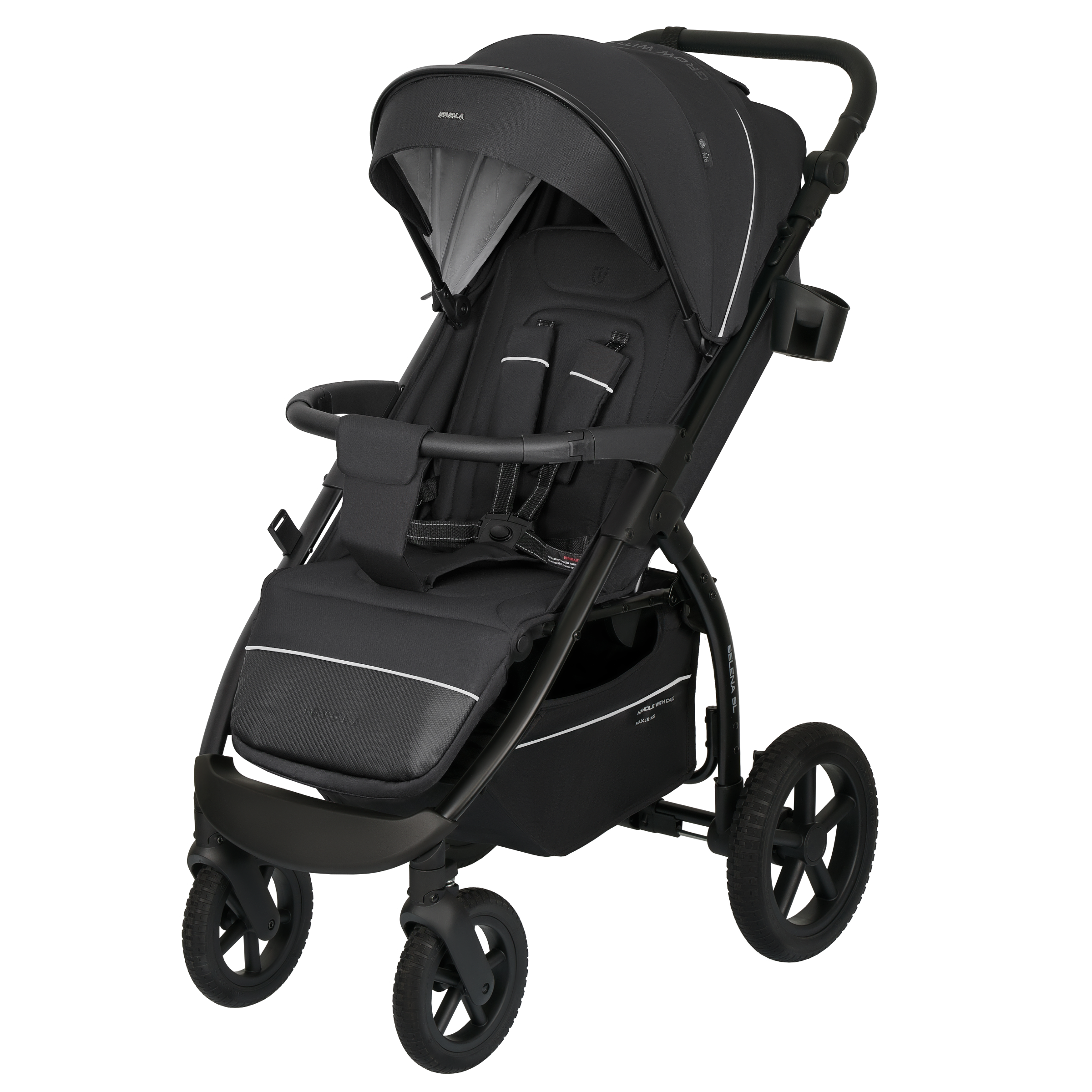 Коляска прогулочная JOVOLA Selena SL, черный - фото 43
