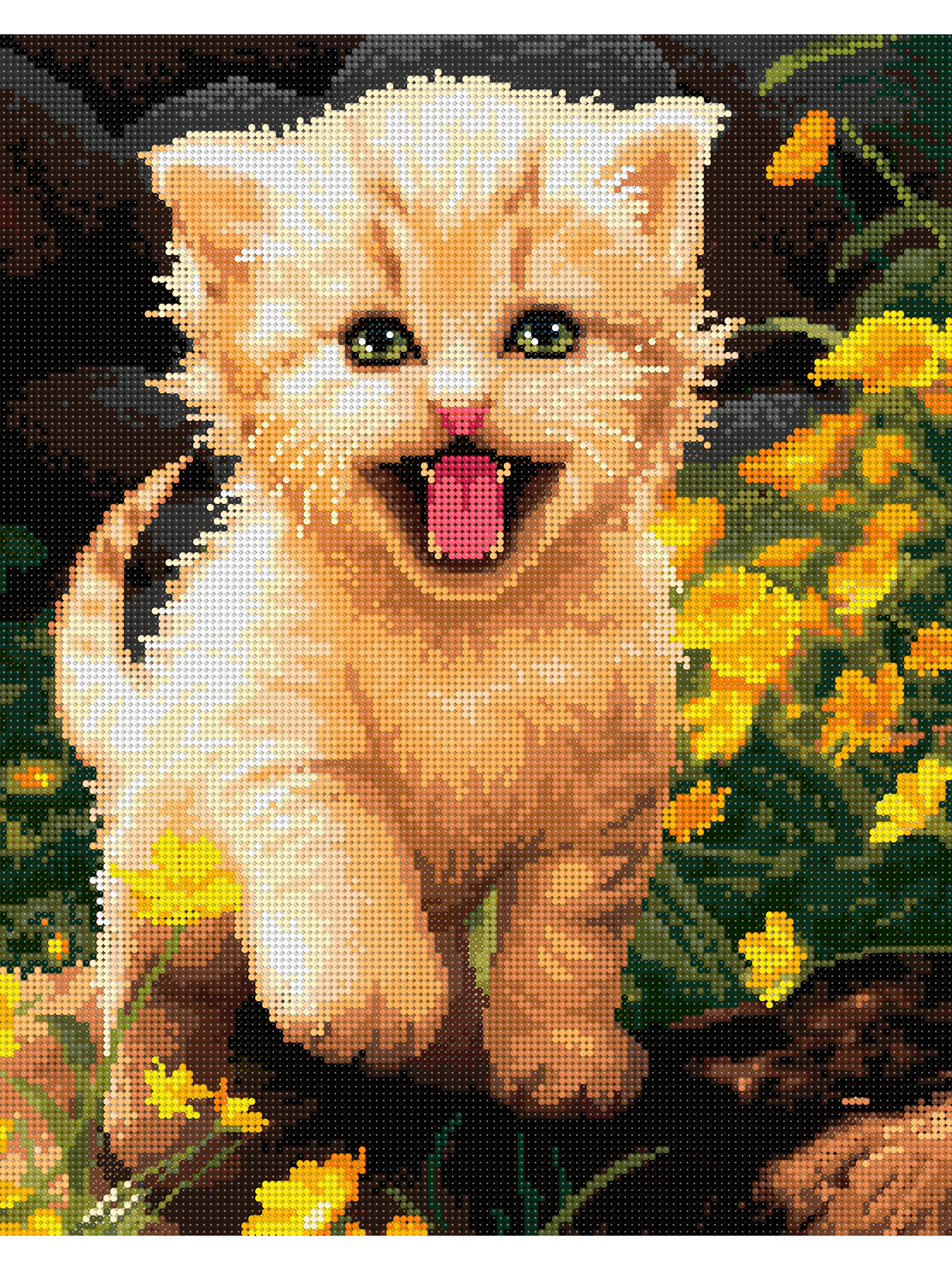 Алмазная мозаика Art on Canvas Котенок на прогулке в ассортименте - фото 2