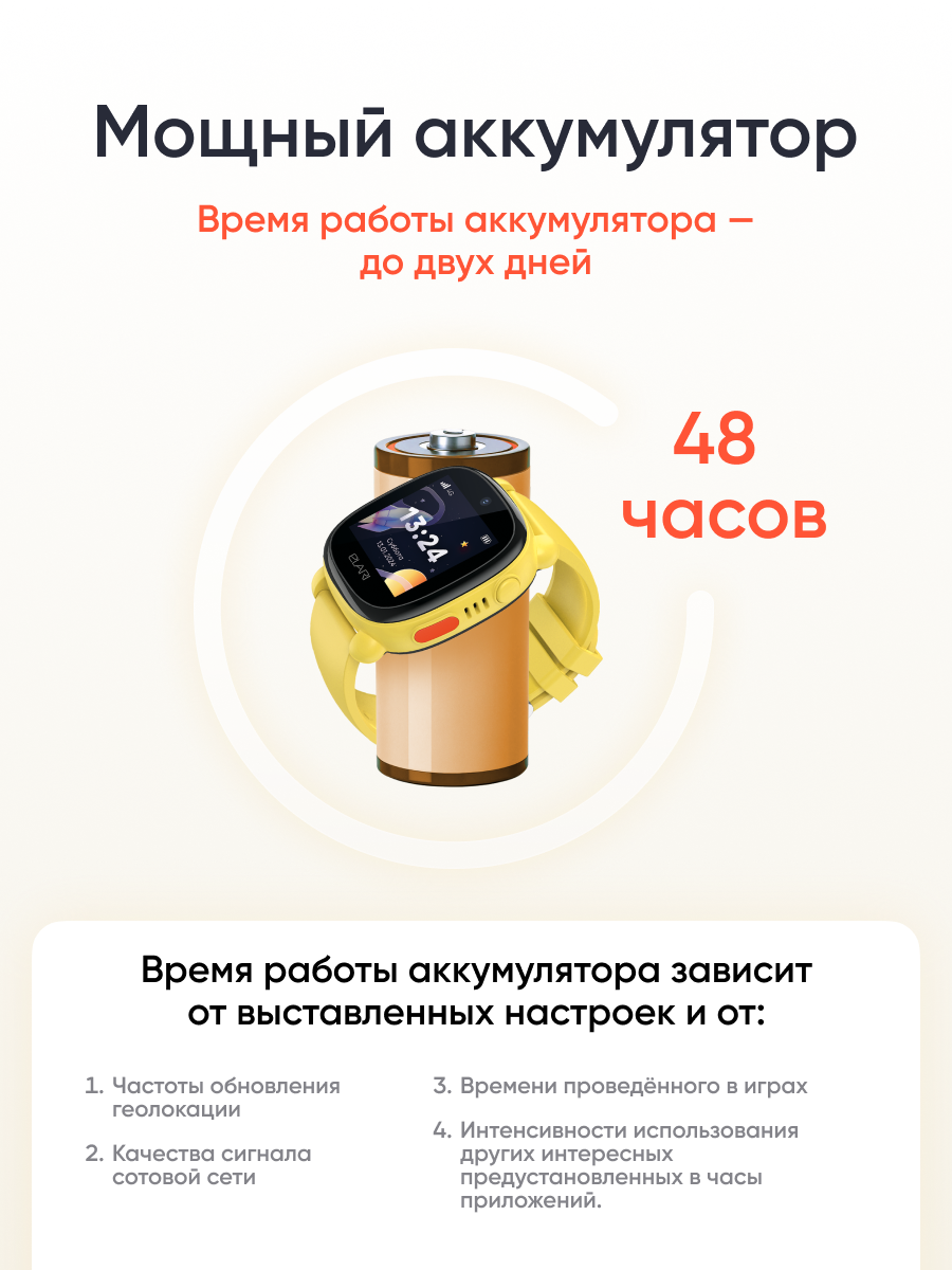 Детские часы-телефон ELARI 4G Lite - фото 5