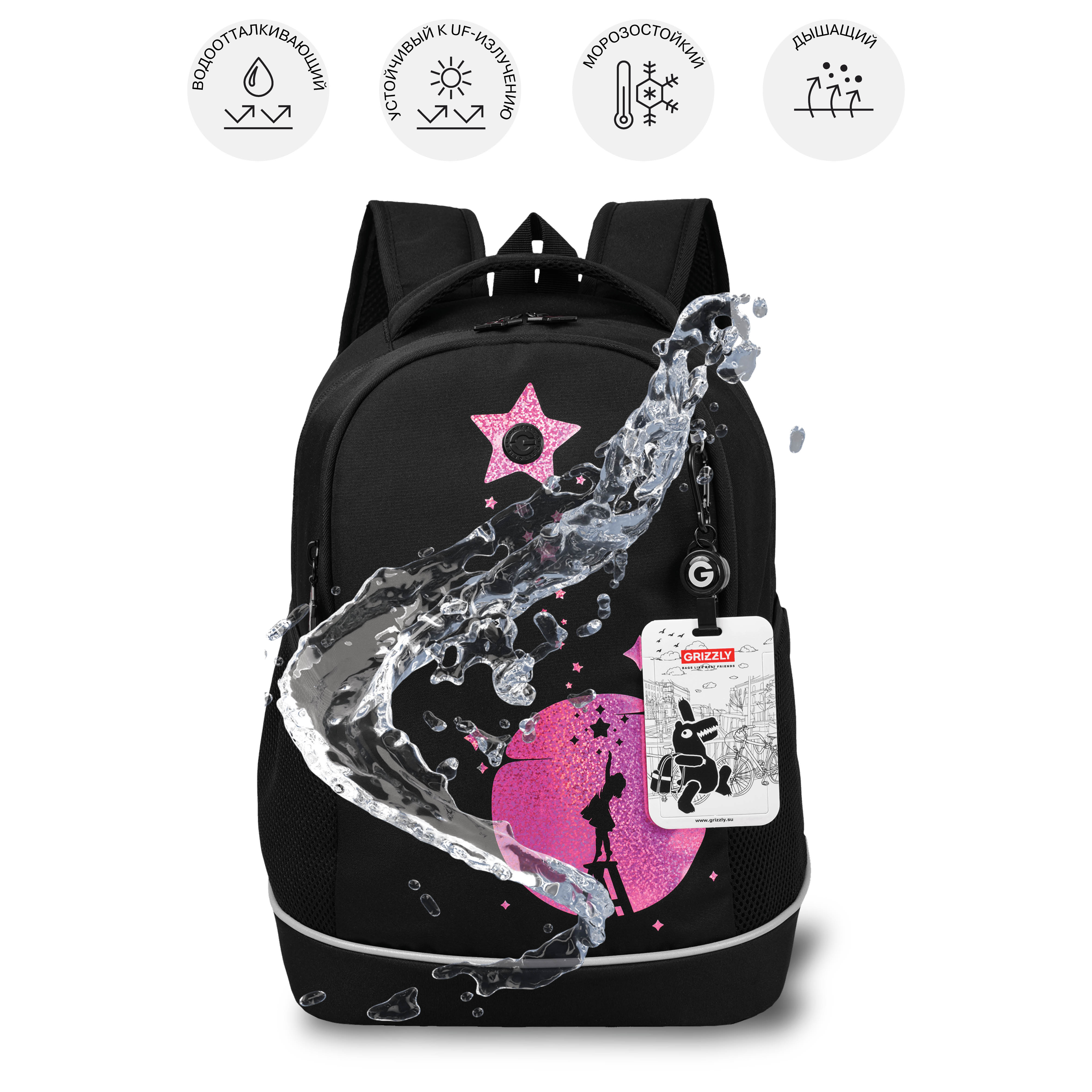 Рюкзак Grizzly для девочки - фото 10