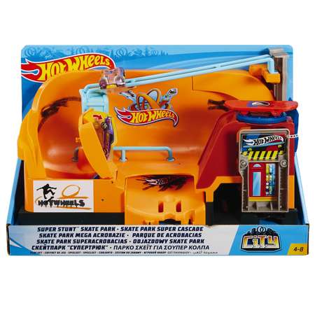 Трек Hot Wheels Скейт парк с пусковой установкой