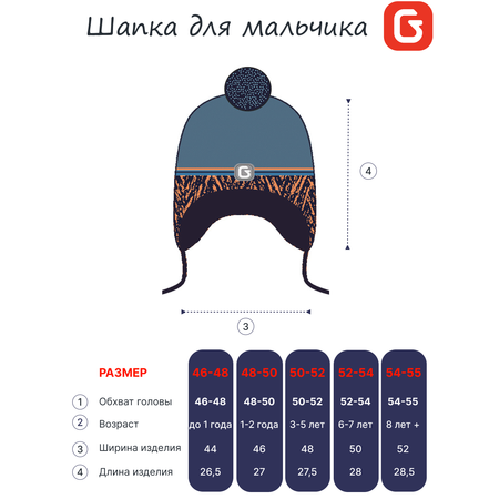 Шапка GUSTI