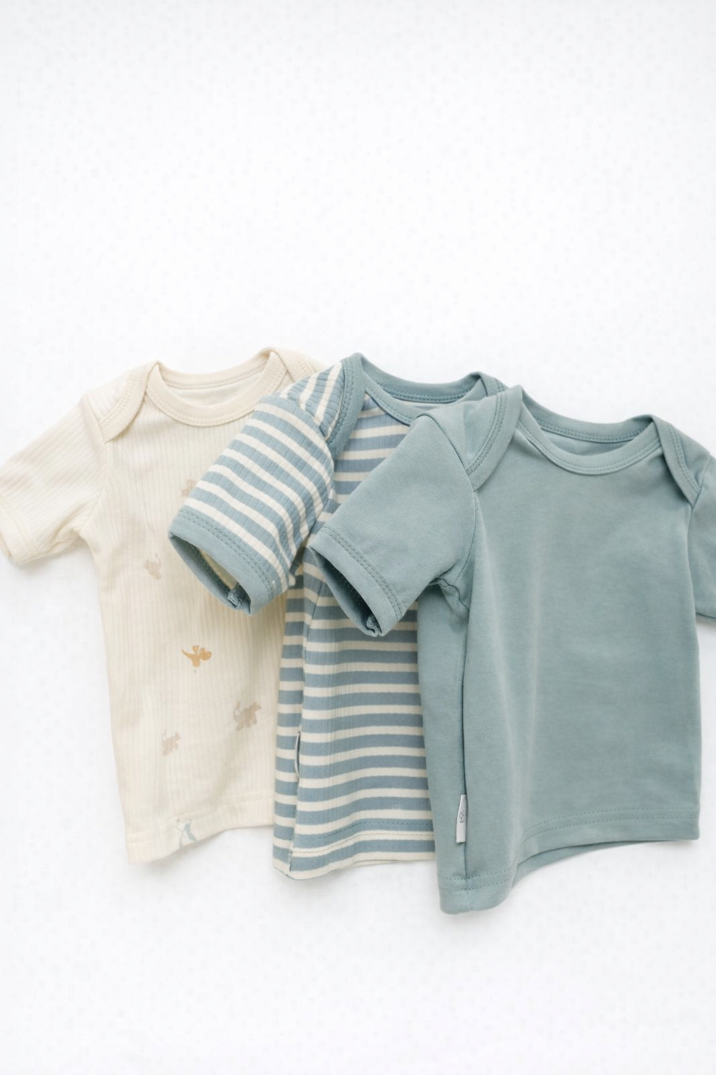 Футболка 3 шт Супер Пупс нбр/3пр/футб/полосатыединозавры - фото 1