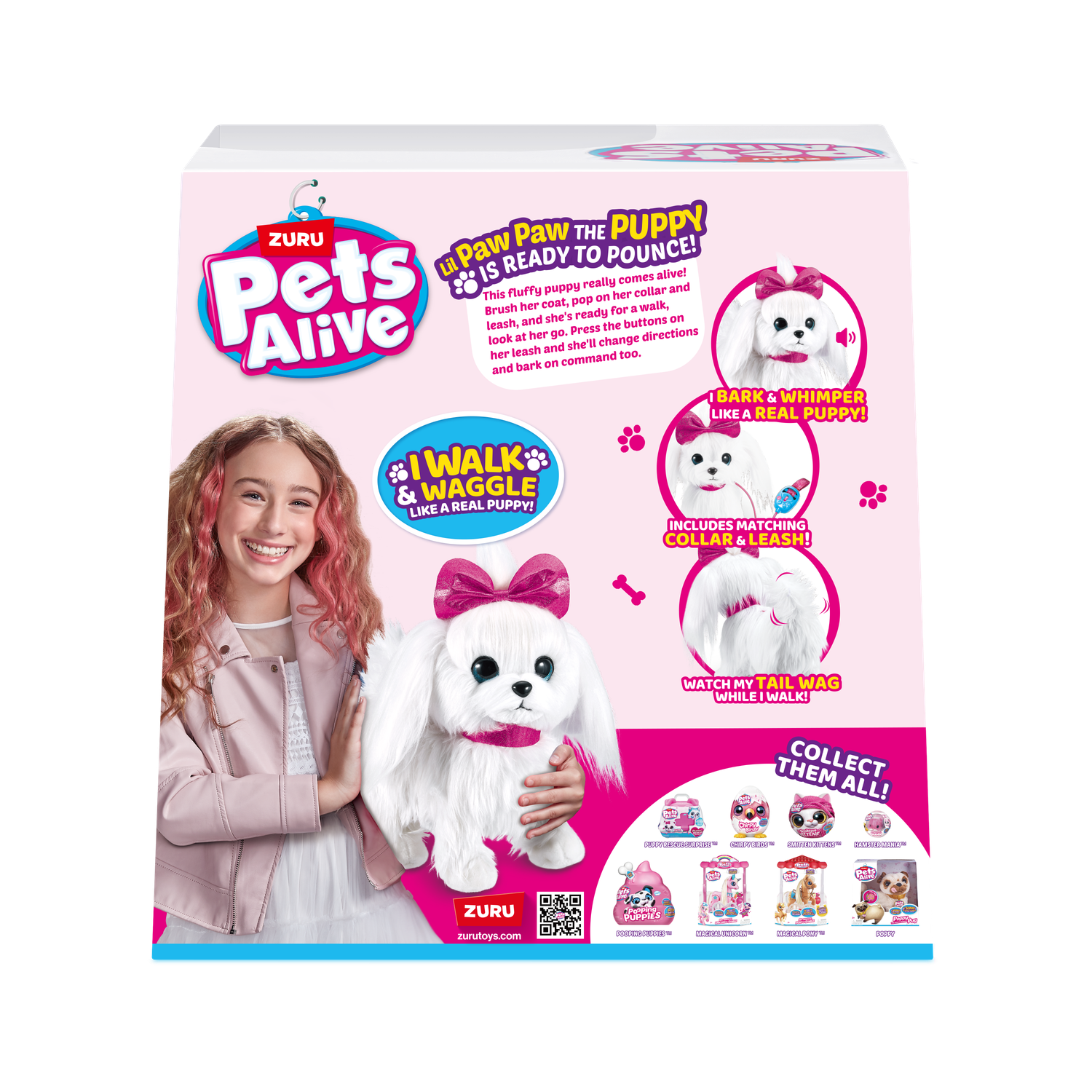Игрушка мягкая Zuru Pets Alive собачка - фото 9