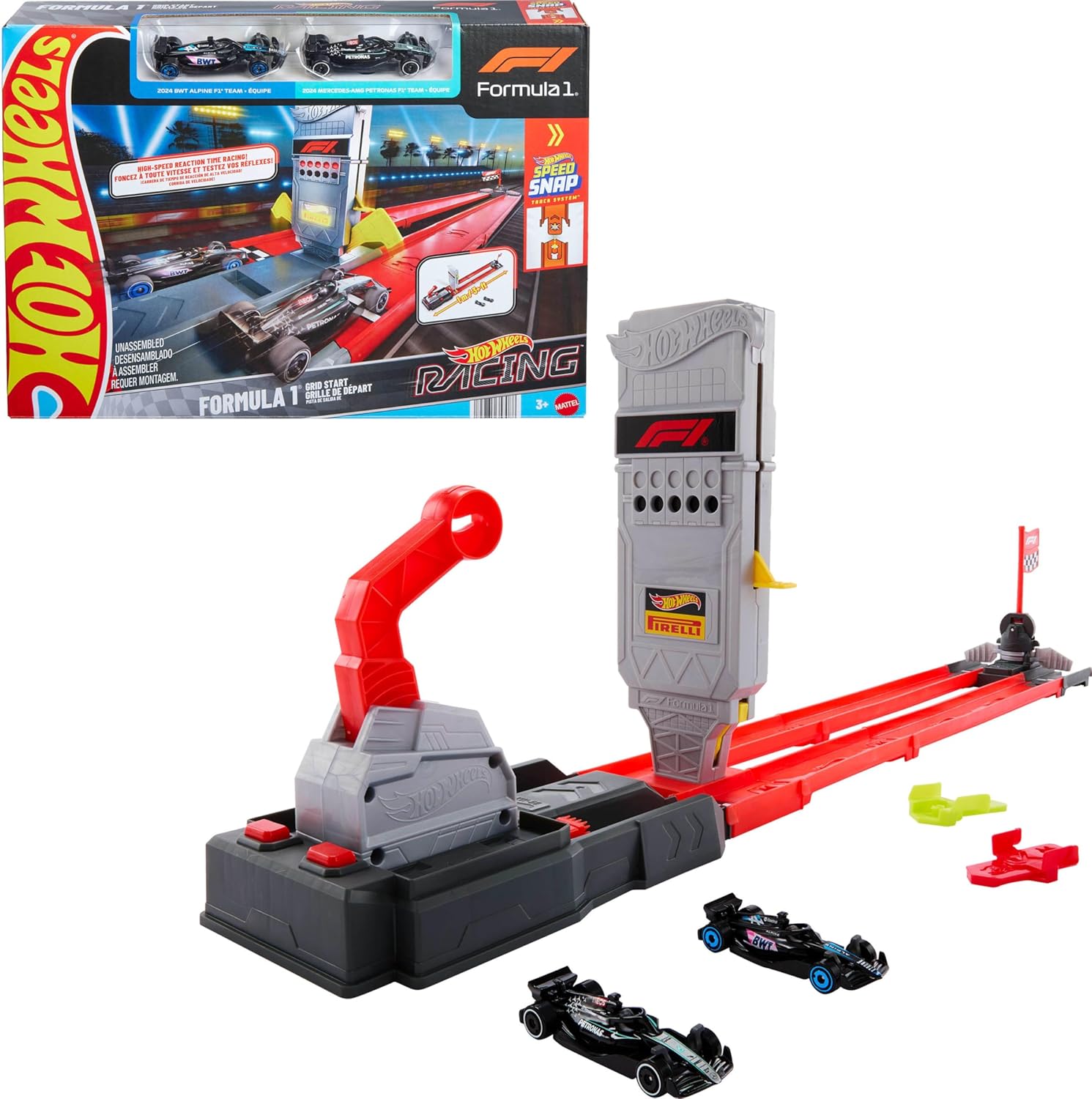 Изображение товара Гоночный стартовый набор Hot Wheels с яркими трассами и автомобилями