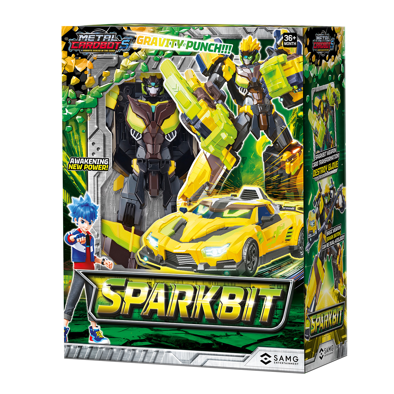 Фигурка METAL-CARDBOT Спаркбит - фото 10