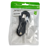 USB кабель ё MicroUSB 1м Черный