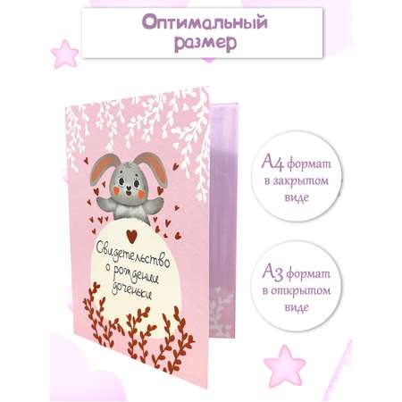 Обложка на документы БимБиМон на свидетельство о рождении