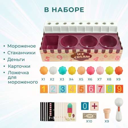 Игровой набор TOPBRIGHT тележки и корзинки, продукты, касса