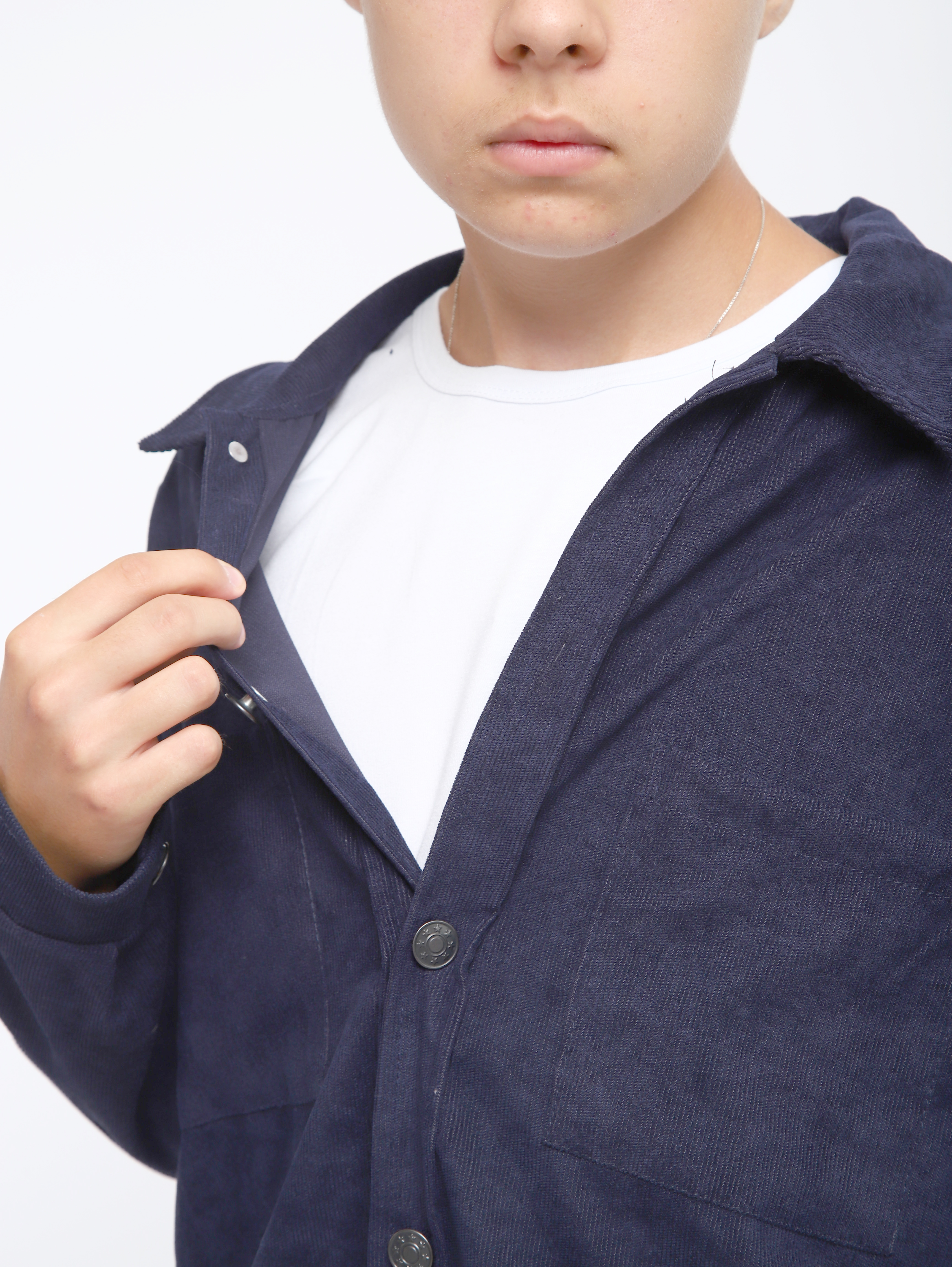 Костюм ЛАДОШКИ Костюм Вельвет синий - фото 6