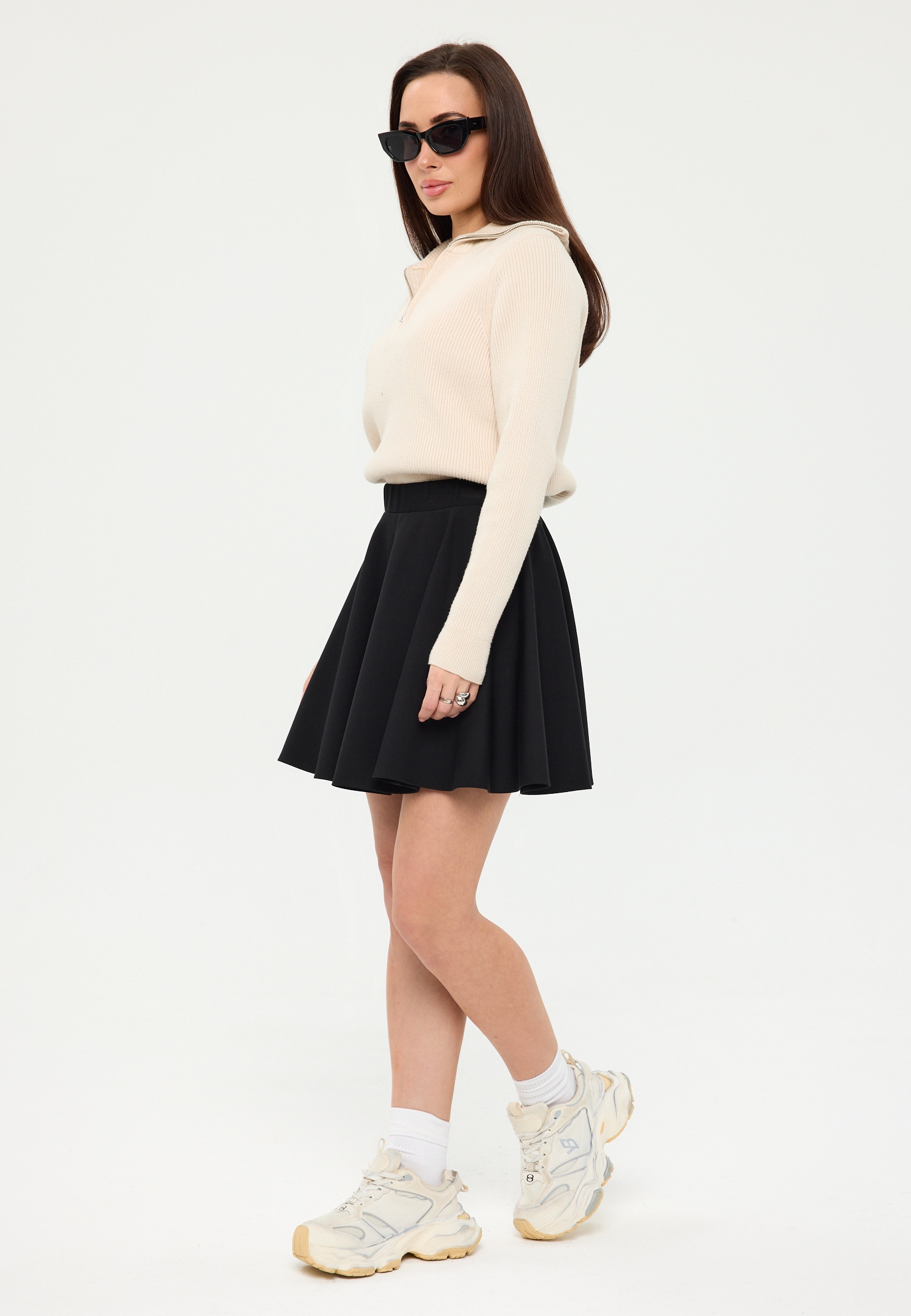 Юбка Stylish AMADEO AWS-5005-черный - фото 5