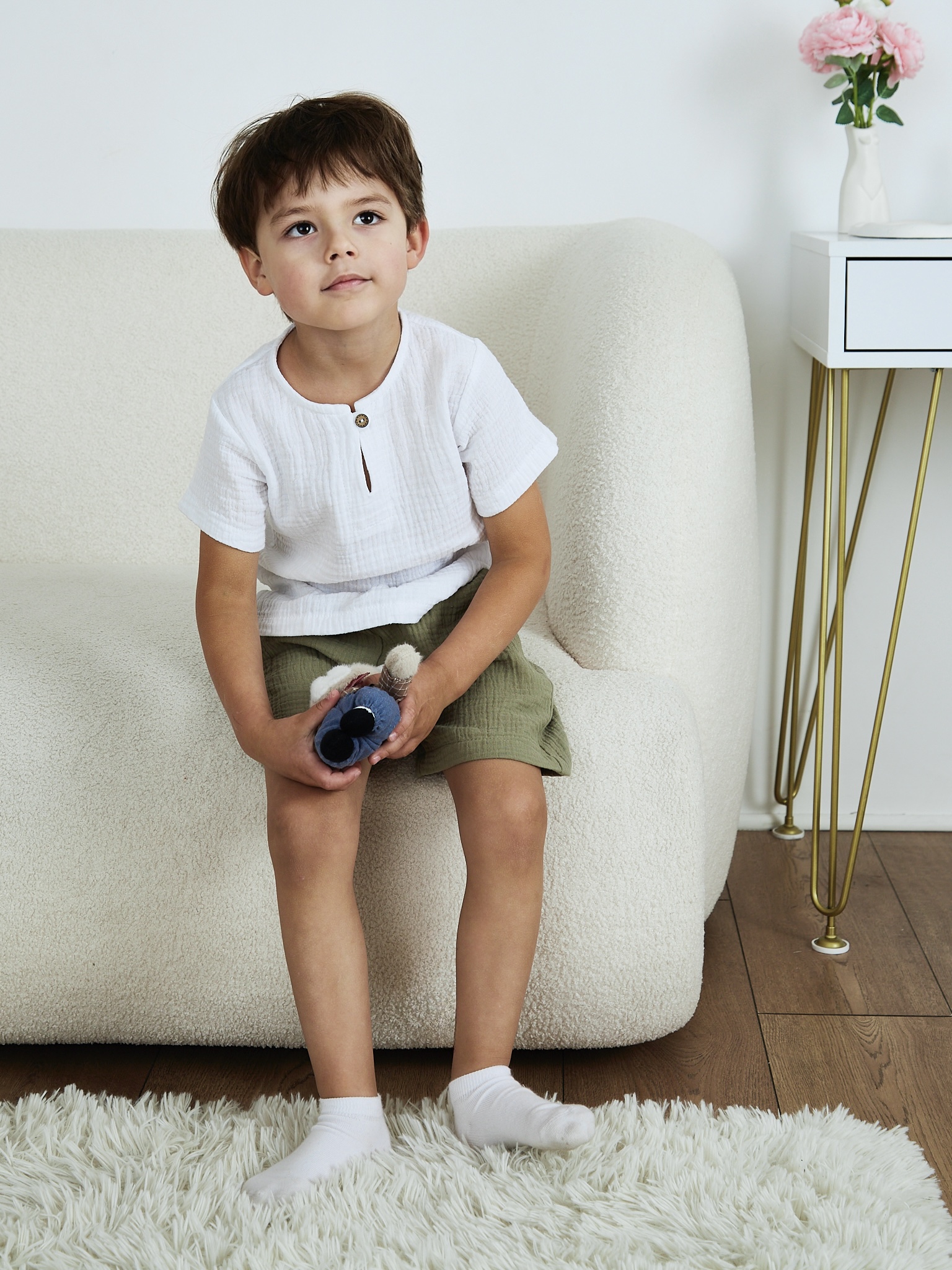 Шорты MOUN Шорты_муслин_хаки - фото 17