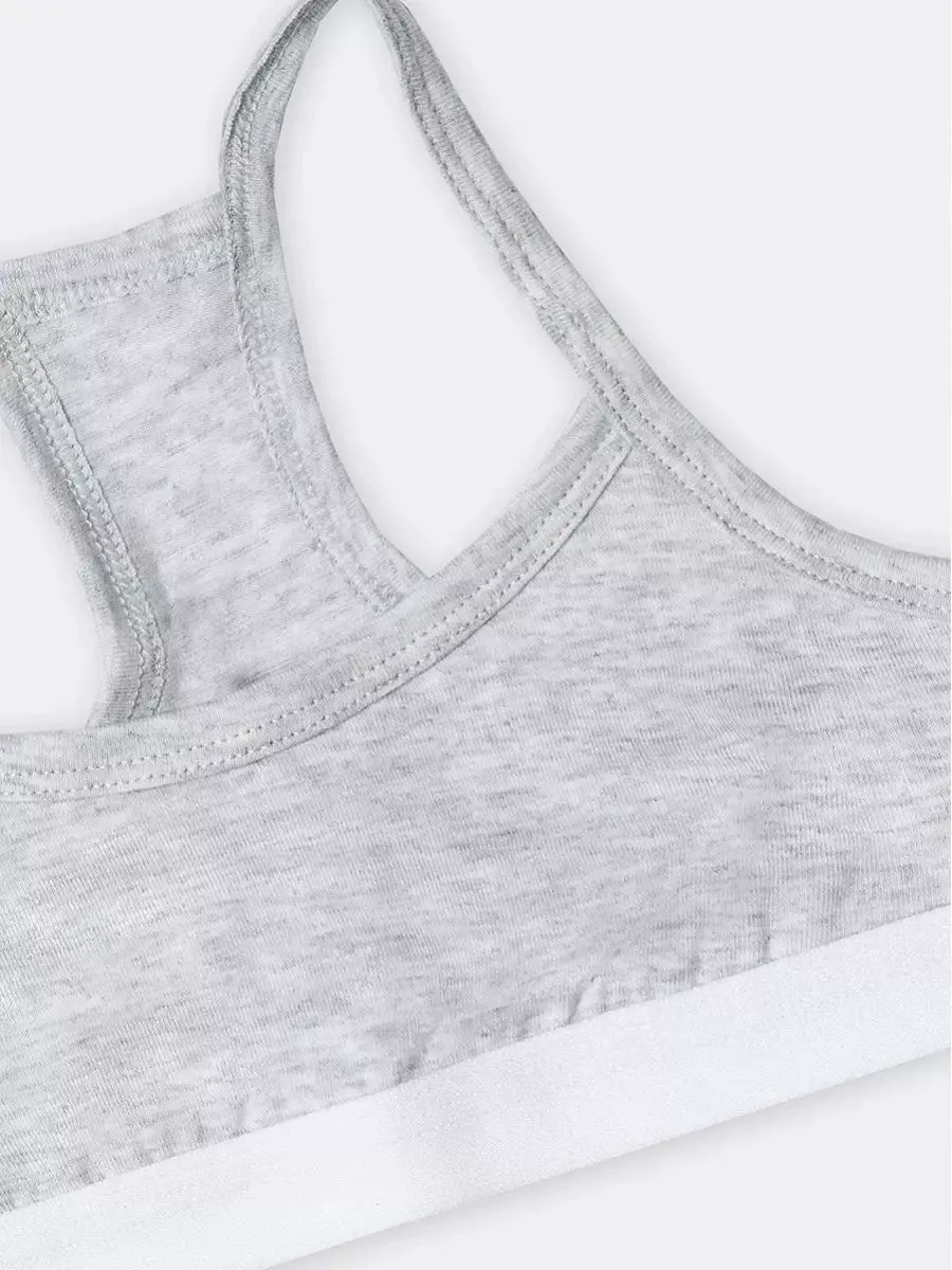 Топ 3 шт Mark Formelle (Марк Формэль) 517707-3/белый+серый меланж+черный - фото 9