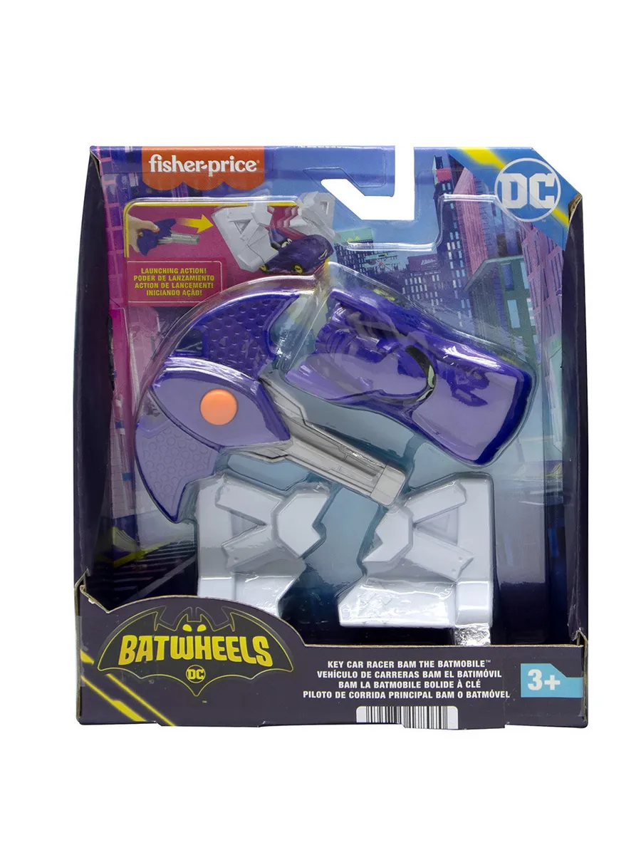 Игровой набор Fisher Price Batwheels DC Key Car Black 120843 - фото 1
