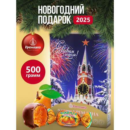 Конфеты ассорти в глазури Кремлина в наборе Кремль с Новым Годом