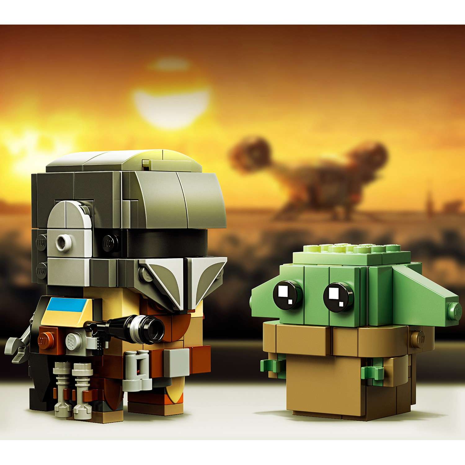 Конструктор LEGO Star Wars Мандалорец и малыш блочный - фото 5