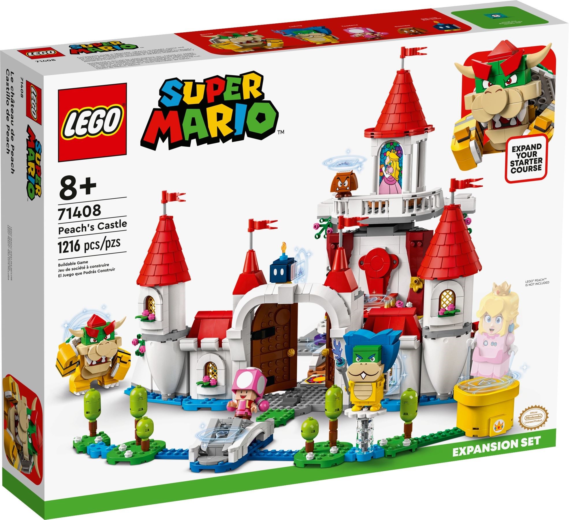 Конструктор LEGO Super Mario 71408 1216 дет. - фото 1
