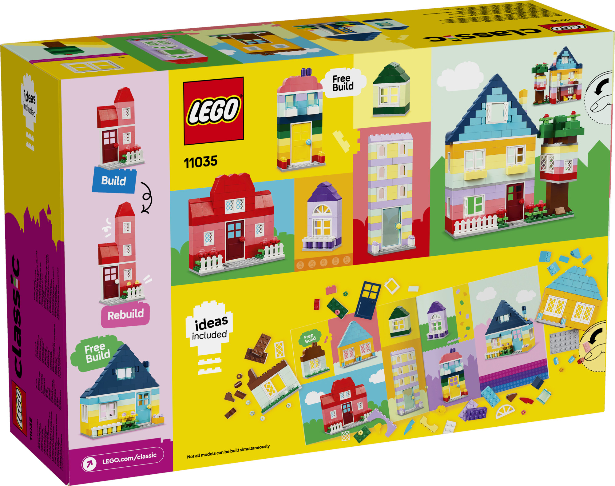 Конструктор LEGO Classic Креативные дома 850 дет. - фото 4