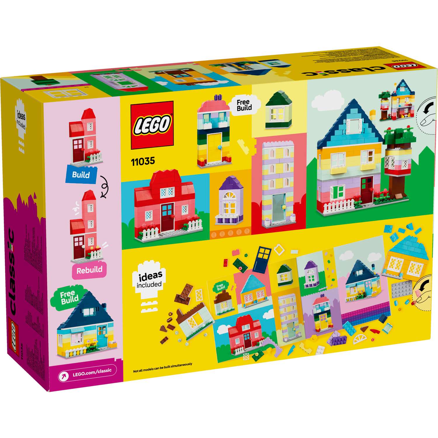 Конструктор LEGO Classic Креативные дома 850 дет. - фото 4