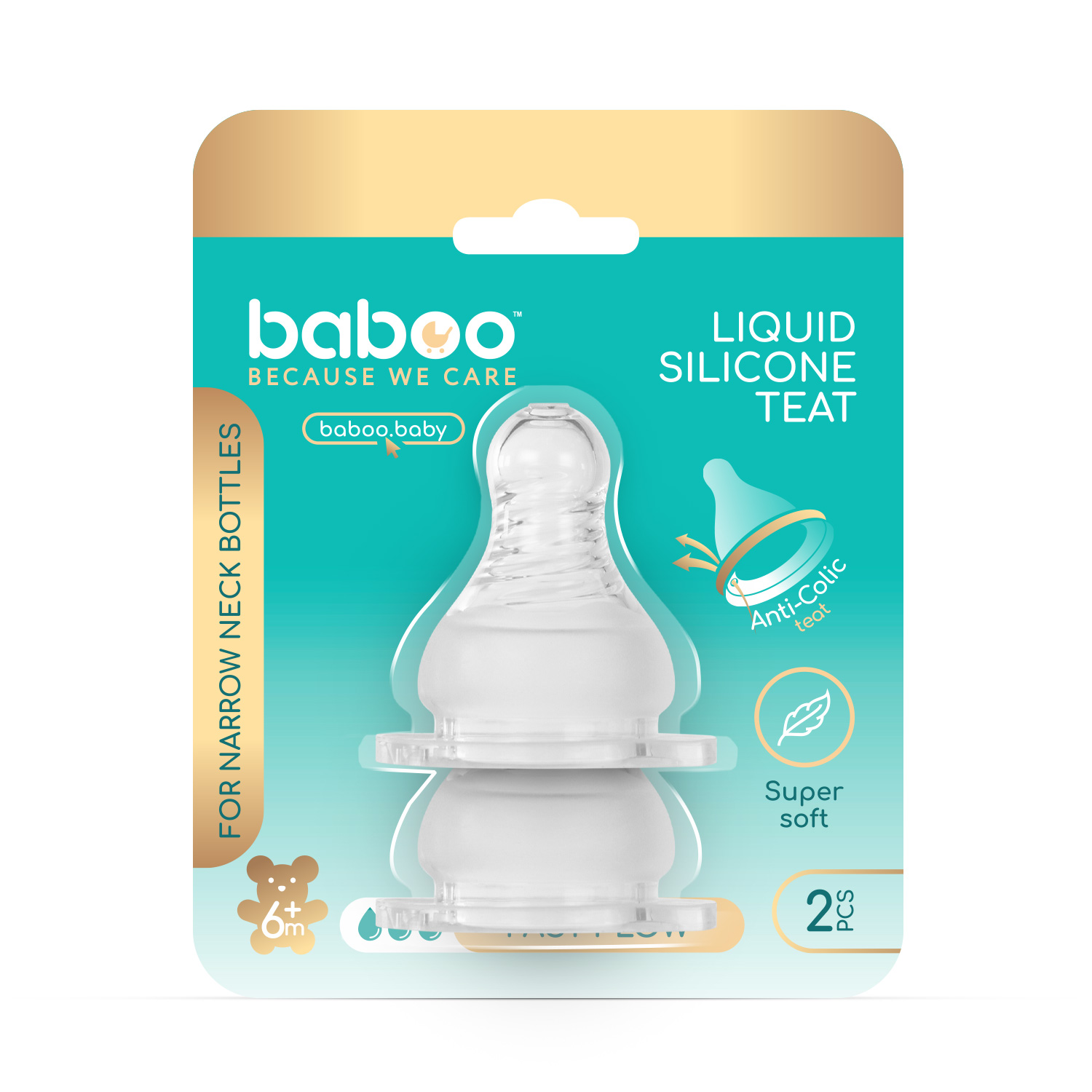 Соска BABOO силикон - фото 5