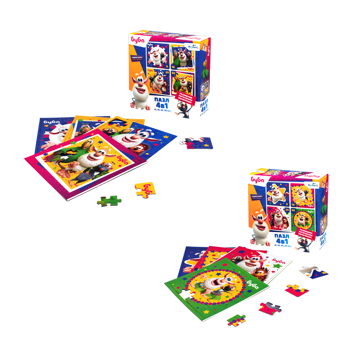 Пазл ORIGAMI Буба классический в ассортименте - фото 2