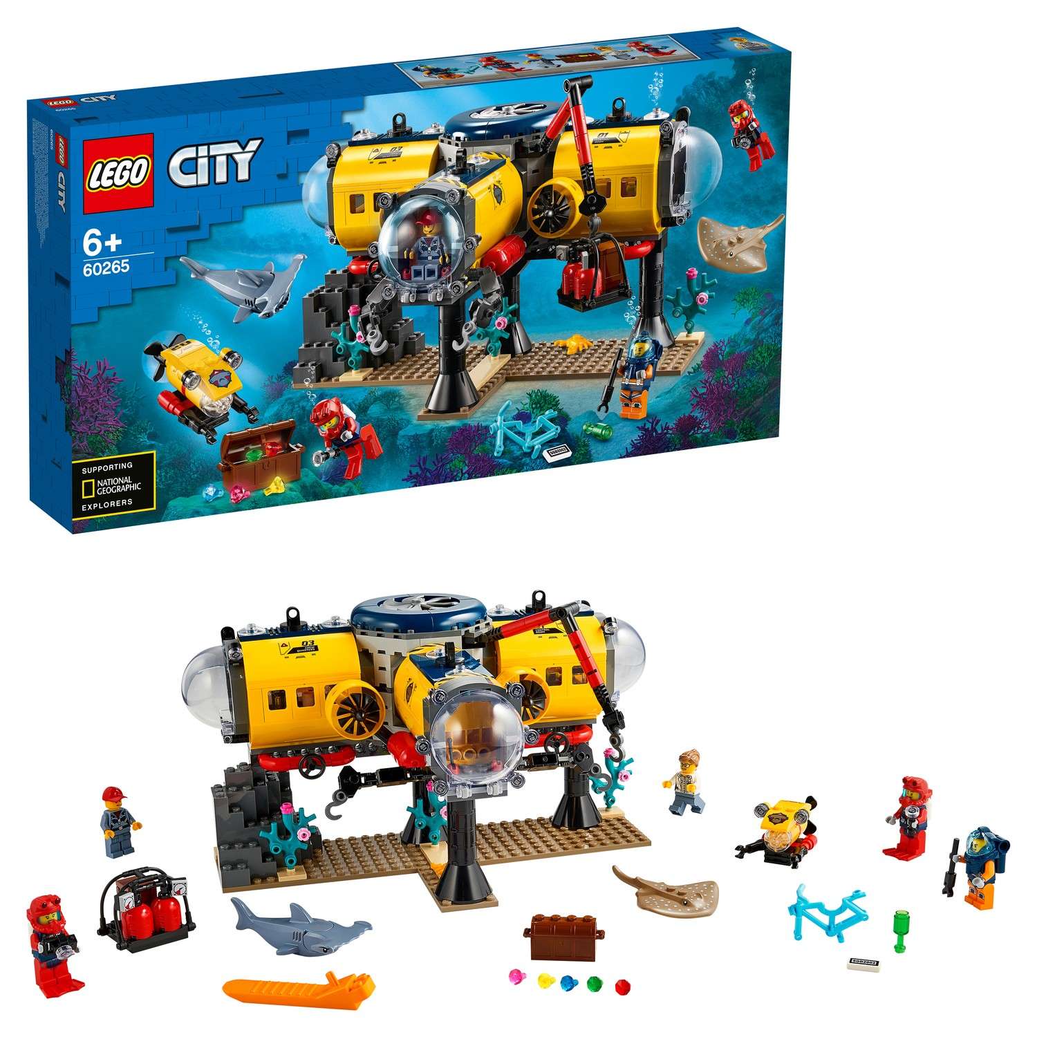 Конструктор LEGO City Исследовательская база блочный - фото 1