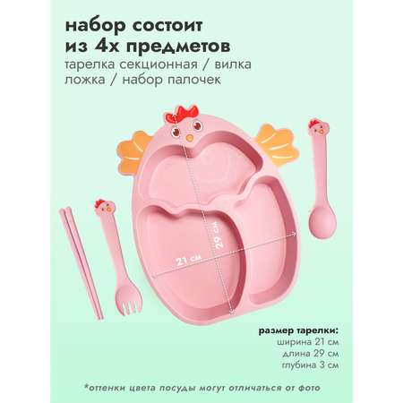 Набор посуды Добрый Филин 4 шт.