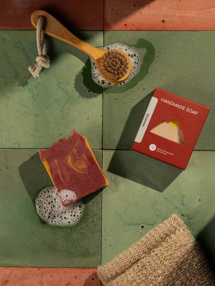 Мыло Краснополянская косметика Мимоза 2 шт. 110 г 110 мл - фото 8