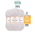 Пряжа для вязания Махровая ВЯЗЬ 100г 420м 3шт