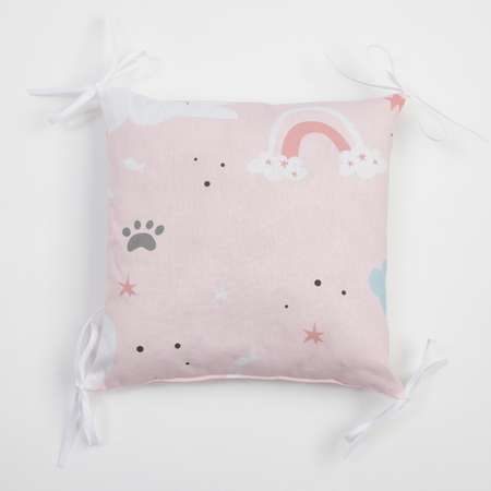 Бортики в кроватку Крошка Я Sweet cats 35х35 см - 8 шт