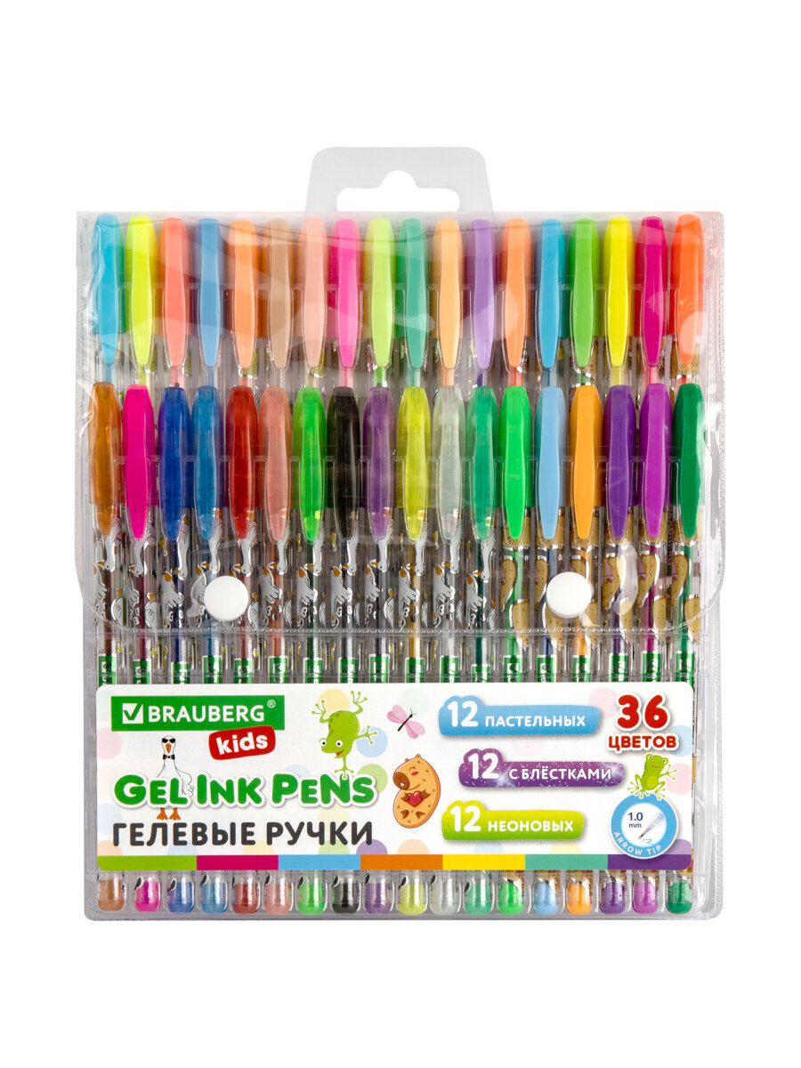 Ручка гелевая Brauberg 36 шт. - фото 2