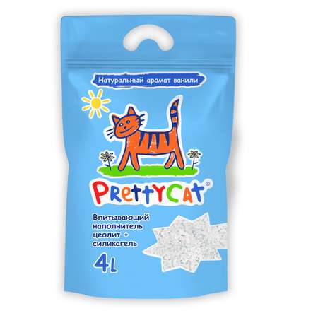 Наполнитель для кошек PrettyCat Aroma Fruit глиняный впитывающий с део-кристаллами 2кг
