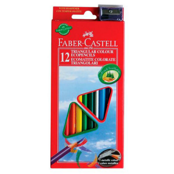 Карандаши цветные Faber Castell 12 шт. - фото 1