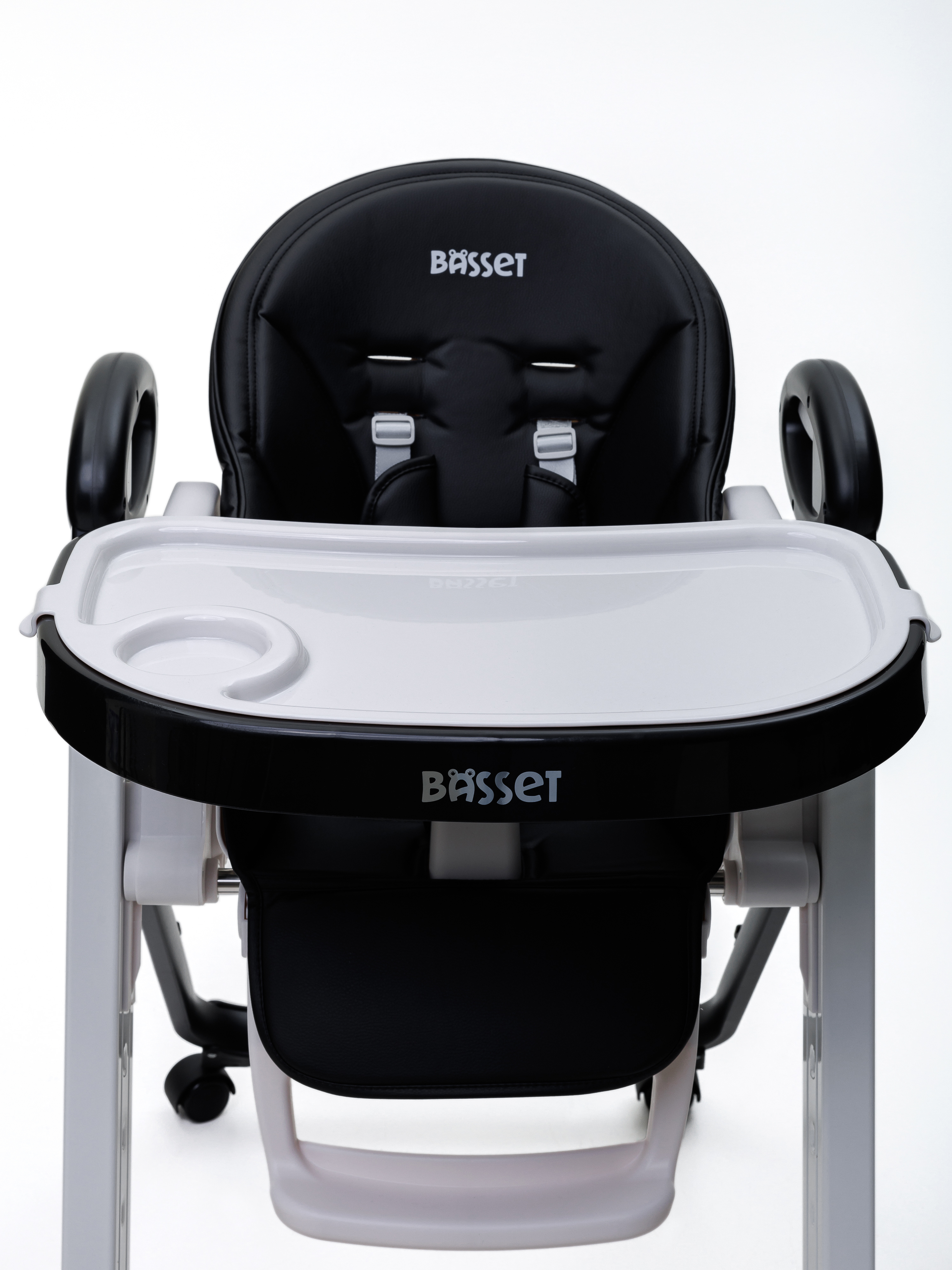 Стульчик для кормления BASSET B2 черный - фото 28