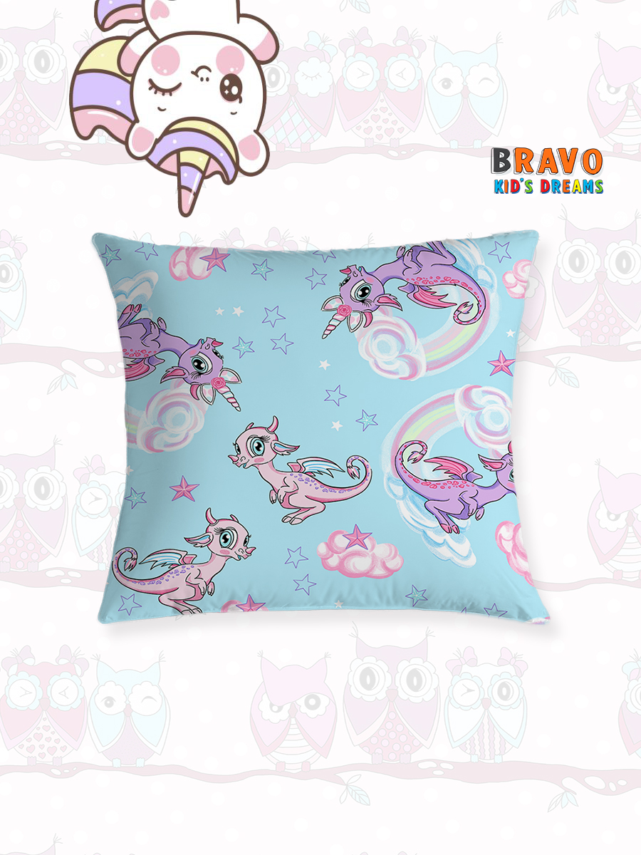 Наволочка BRAVO kids dreams Единороги 70 x 70 см 1 шт. - фото 1