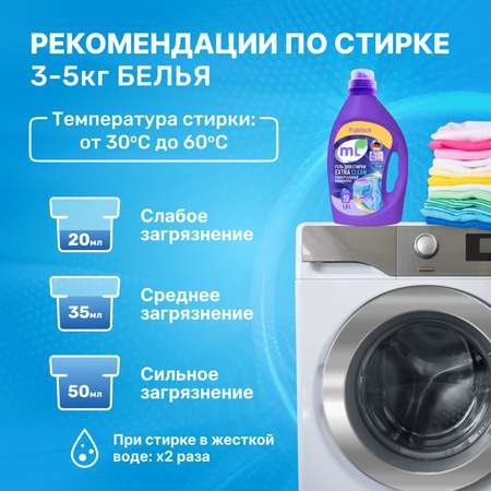 Гель для стирки Meine Liebe Extra Clean универсальный 1.8л