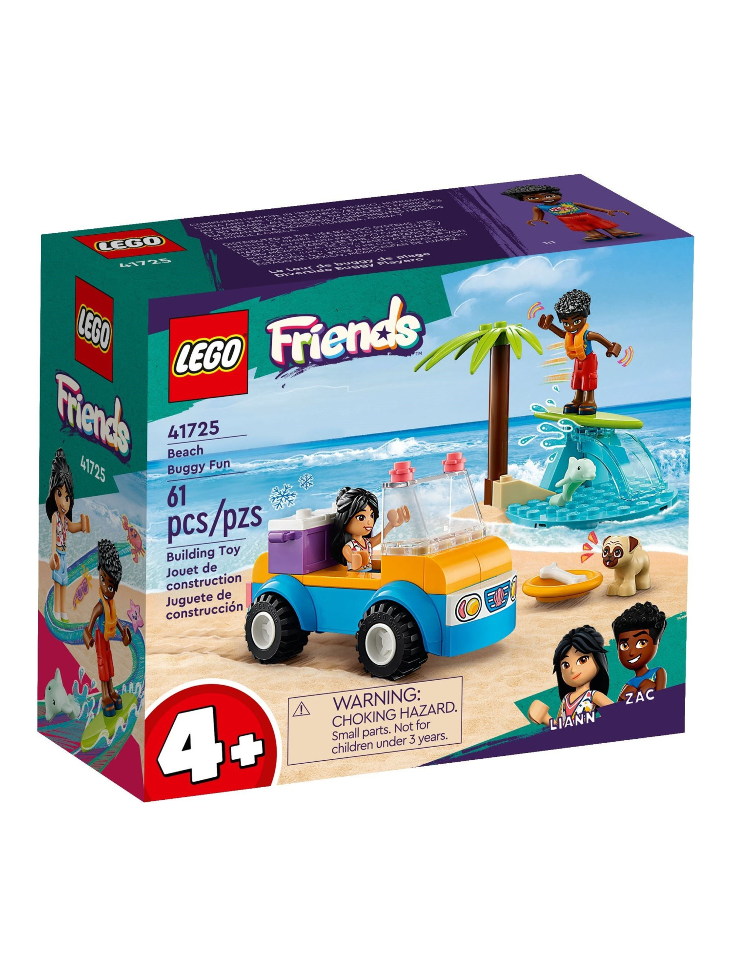 Конструктор LEGO Friends Развлечение на пляжном багги 61 дет. - фото 1