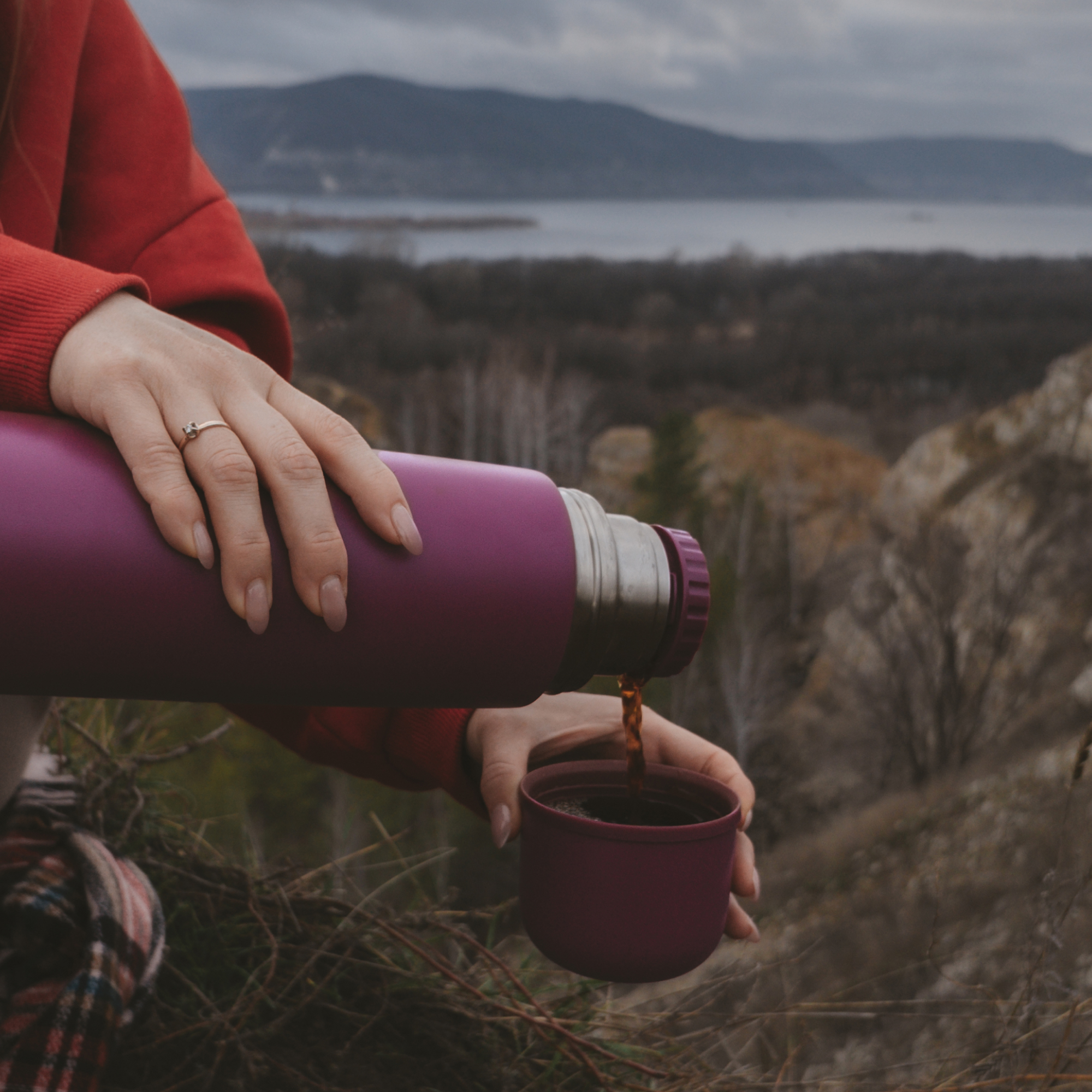 Термос Арктика 101-1000 вишня - фото 6