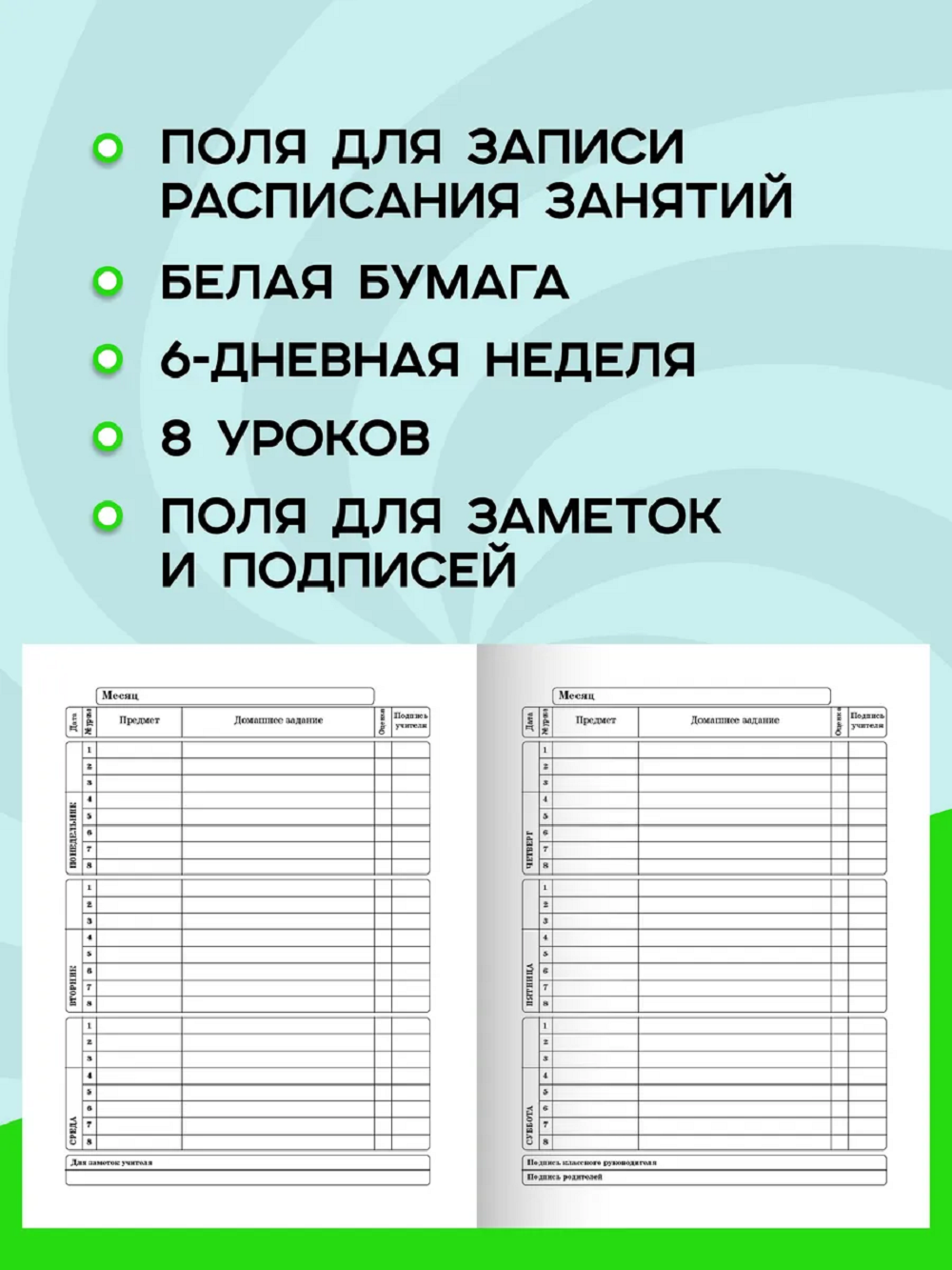 Дневник школьный Prof-Press Капибара 40 листов - фото 4