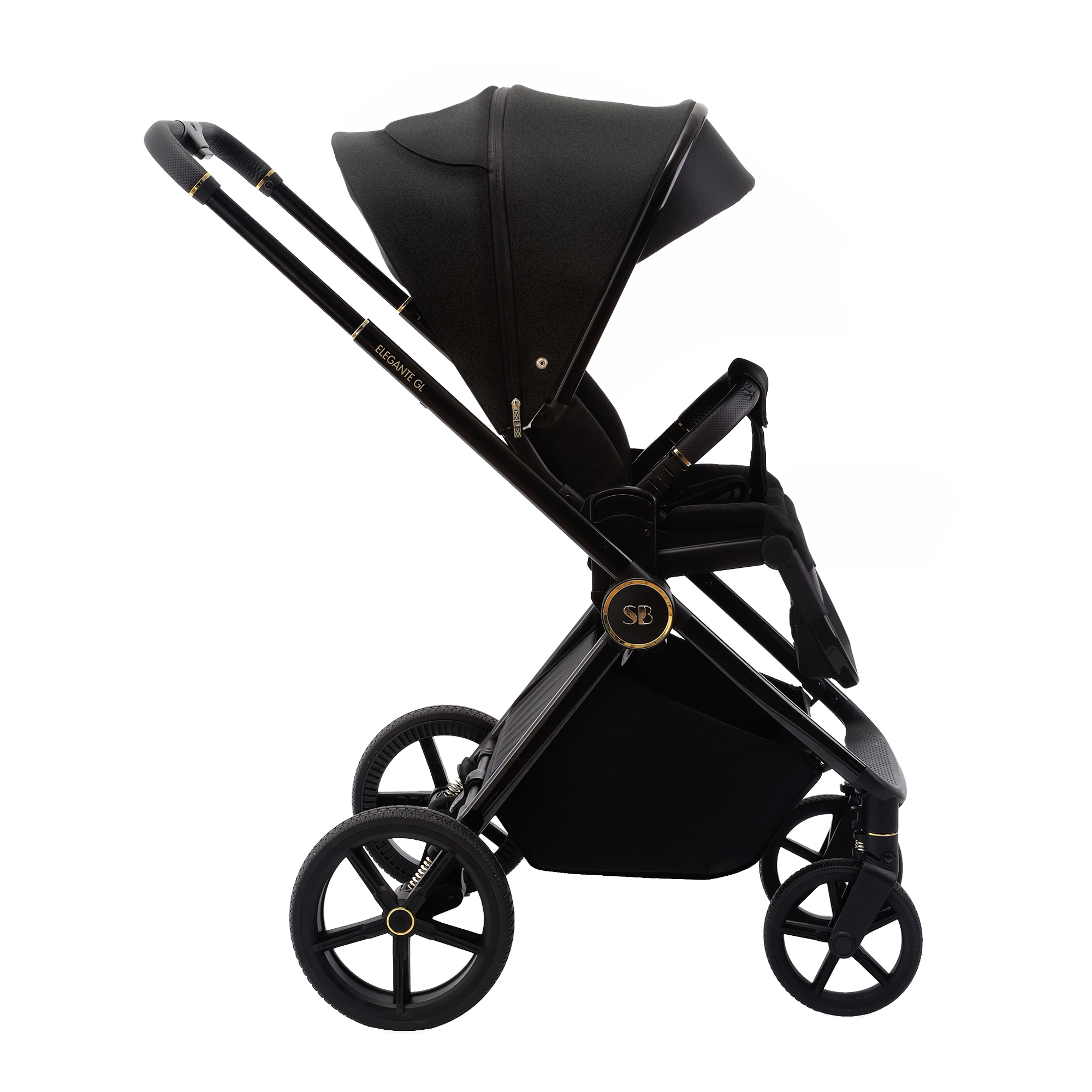 Коляска 3в1 Sweet Baby Elegante GL Black черный - фото 42