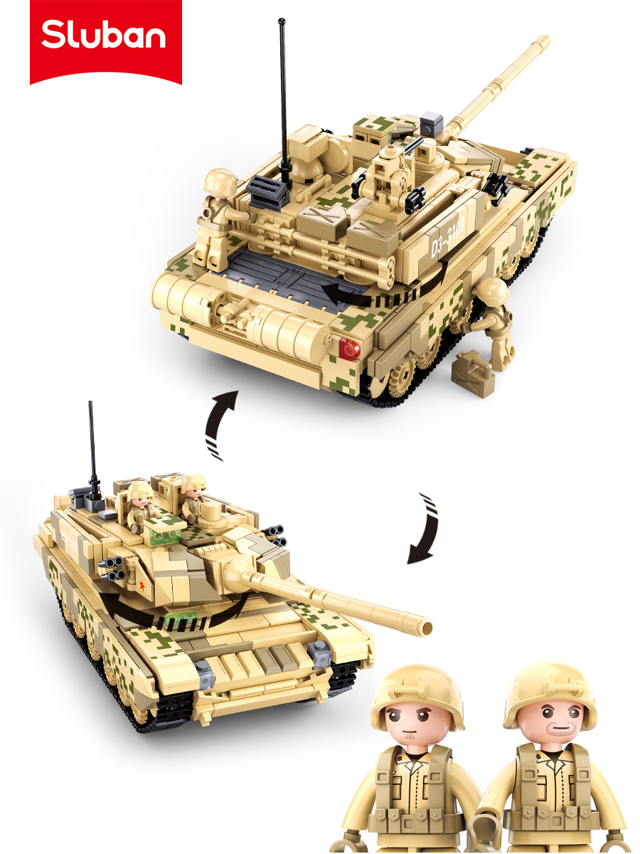 Конструктор SLUBAN 893 дет. - фото 3