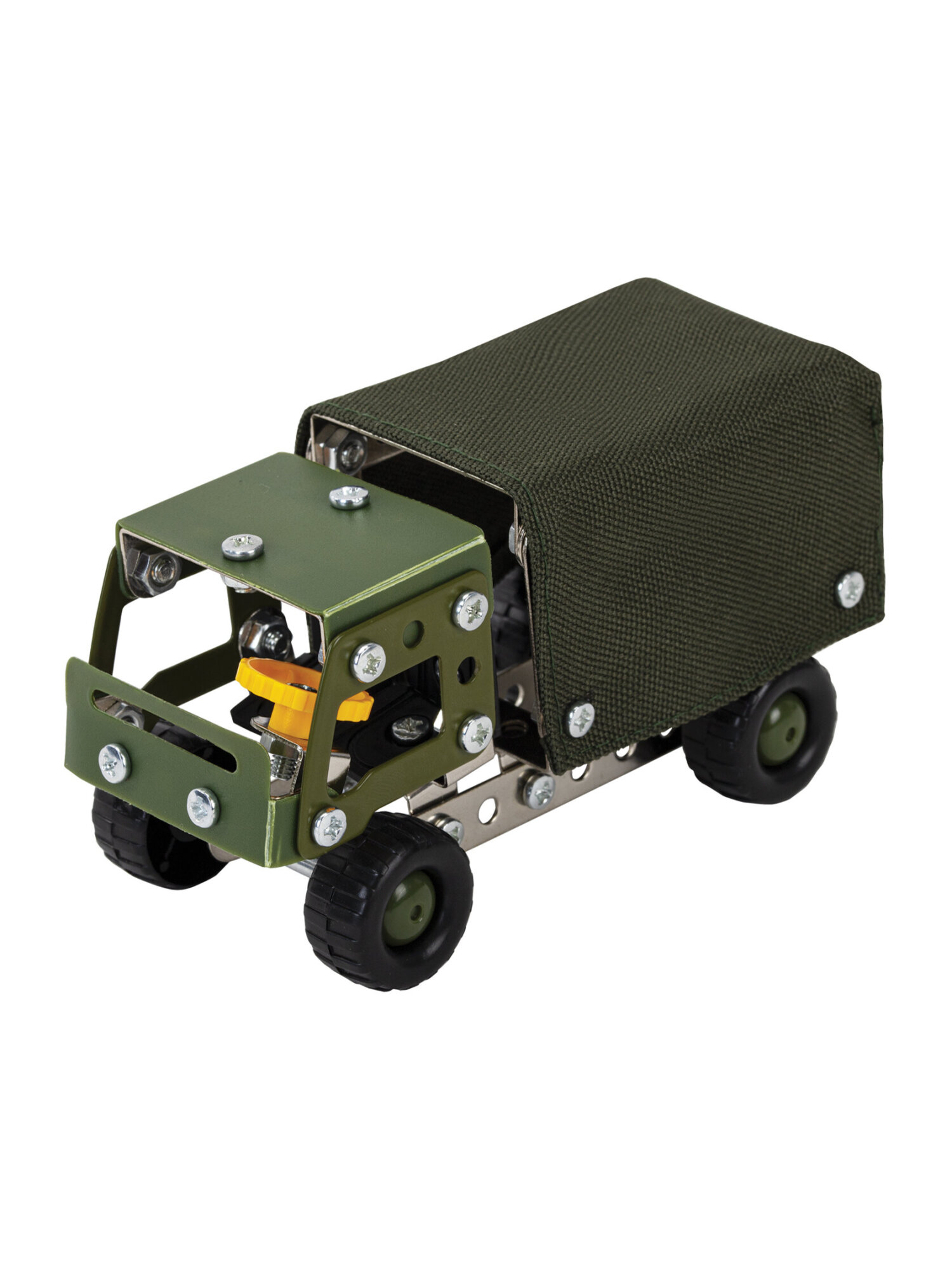 Конструктор BAMBOX Военный грузовик металлический 116 дет. - фото 9