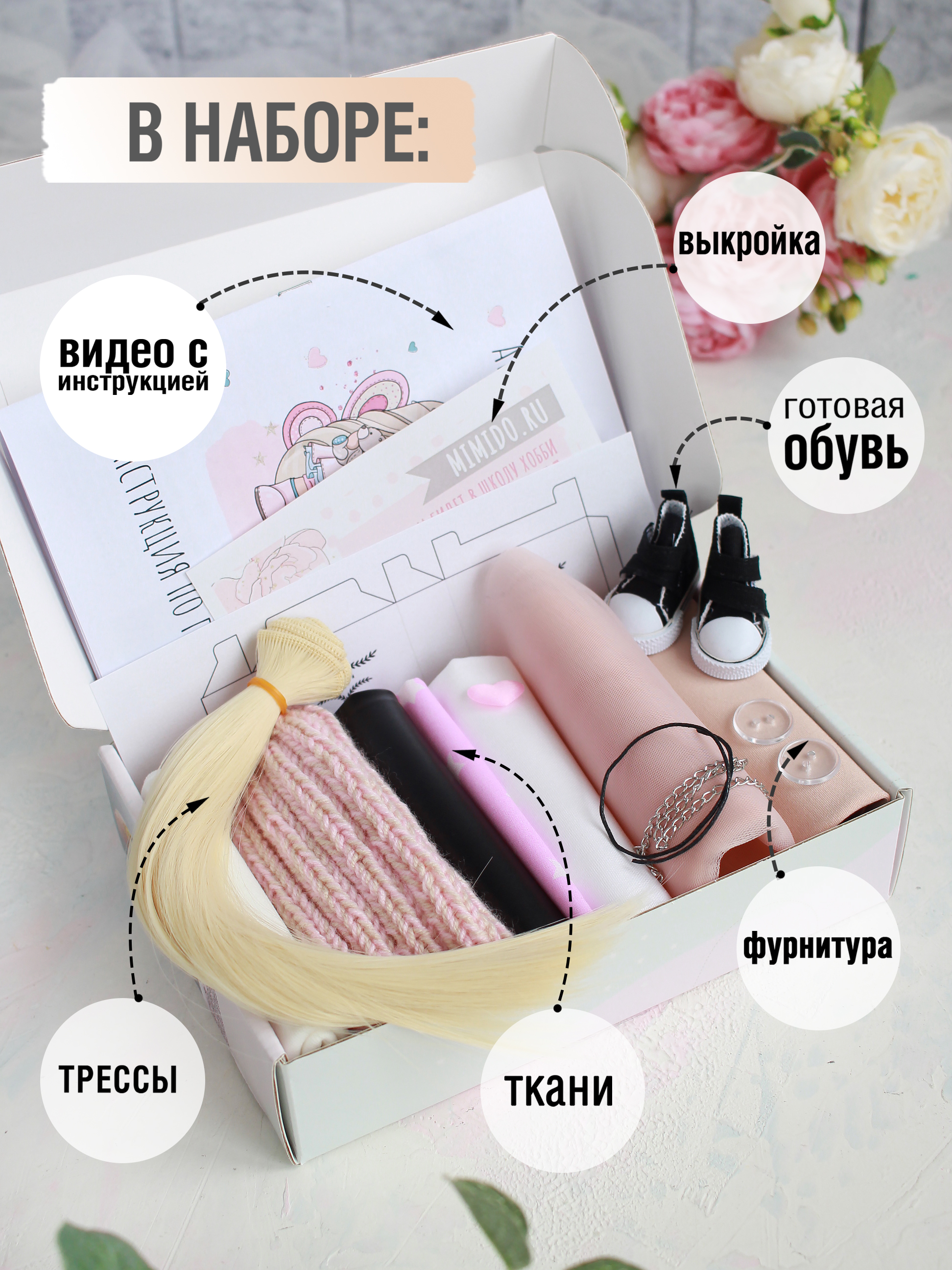 Набор для творчества Арт Ткани шитье - фото 2