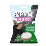 Сухарики Хруммикс хрустящие со вкусом Сметана с зеленью 60г