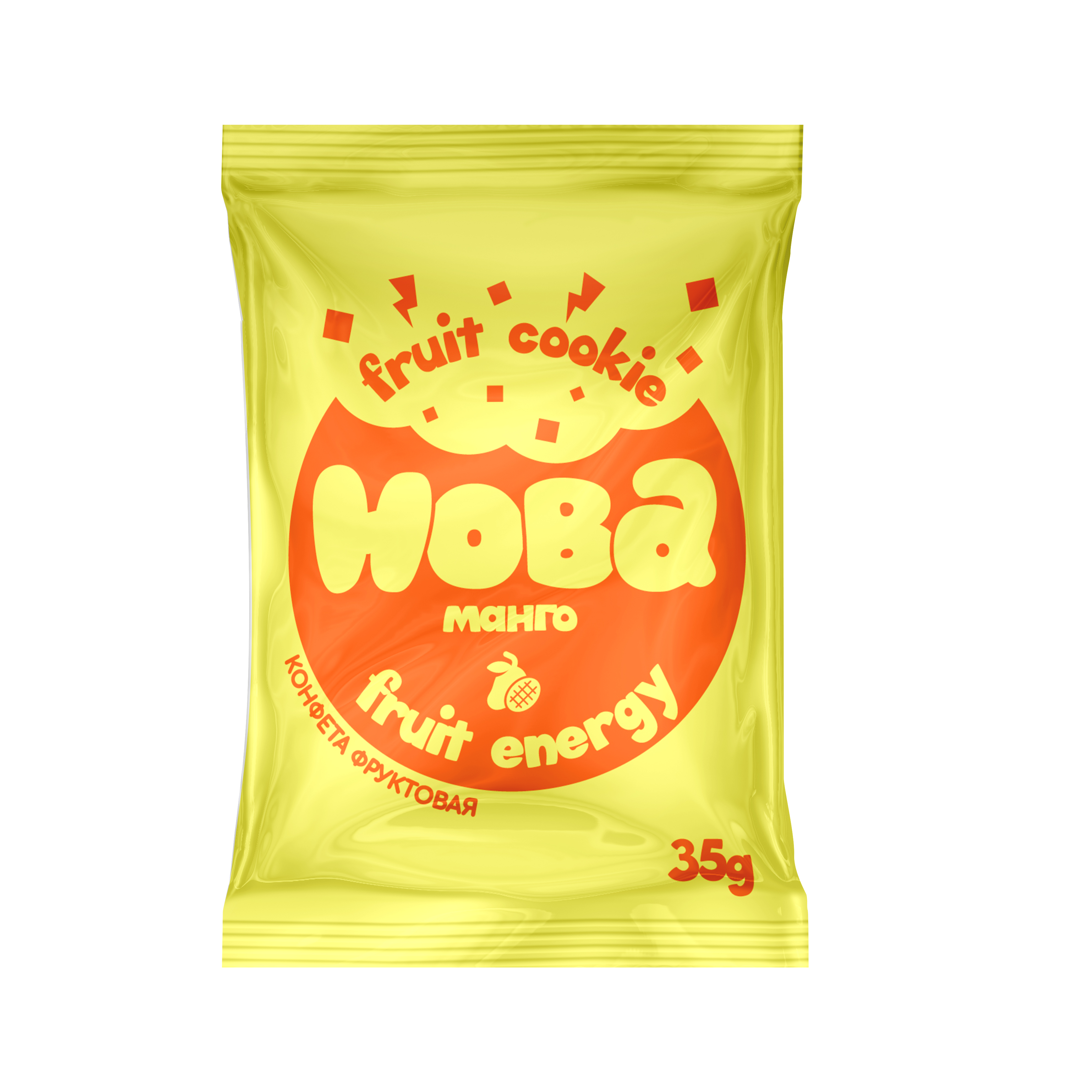 Конфета фруктовая ХОБА Фрут Куки манго 35г - фото 1