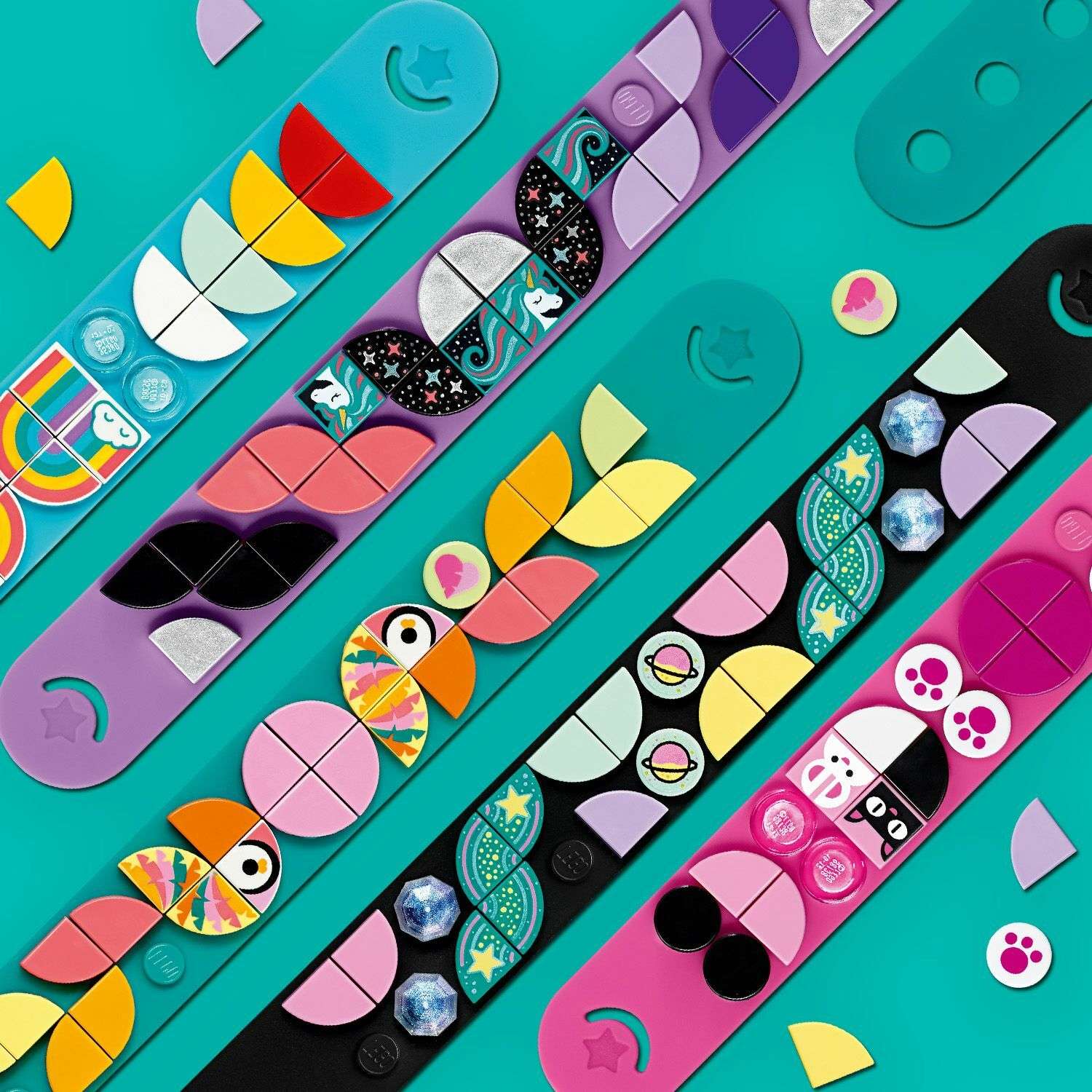 Конструктор LEGO DOTS Браслет Сверкающий единорог - фото 11